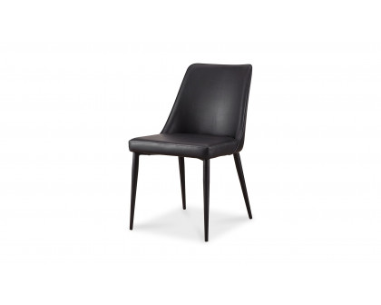 Moe's Lula Contemporary Dining Chair Set of 2 - Black