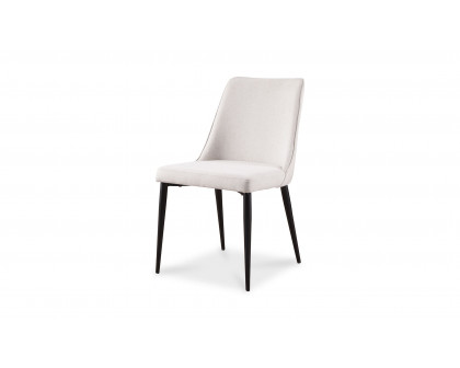 Moe's Lula Contemporary Dining Chair Set of 2 - Cream White