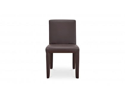 Moe's Monte Contemporary Dining Chair Set of 2 - Dark Brown