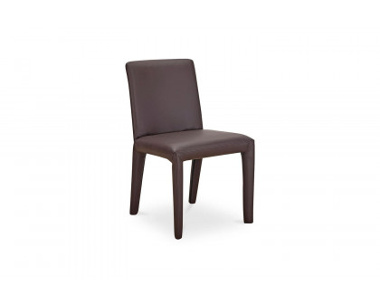 Moe's Monte Contemporary Dining Chair Set of 2 - Dark Brown