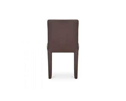 Moe's Monte Contemporary Dining Chair Set of 2 - Dark Brown