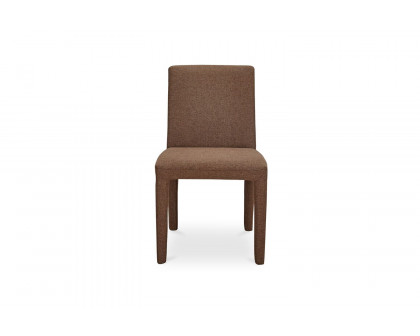 Moe's Monte Contemporary Dining Chair Set of 2 - Brown