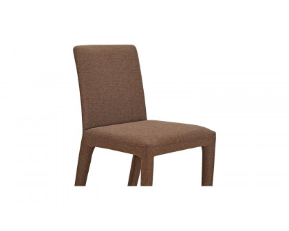 Moe's Monte Contemporary Dining Chair Set of 2 - Brown