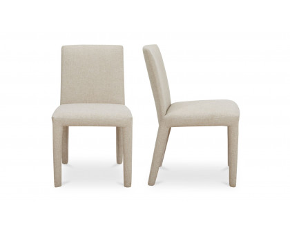 Moe's - Monte Contemporary Dining Chair Set of 2 in Beige