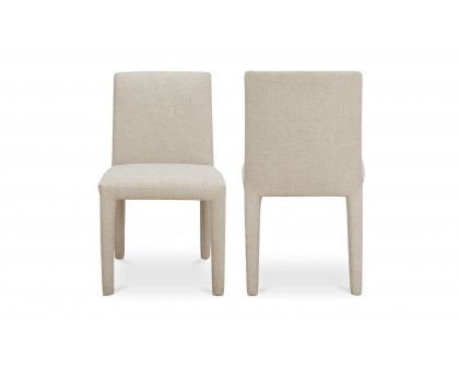 Moe's - Monte Contemporary Dining Chair Set of 2 in Beige