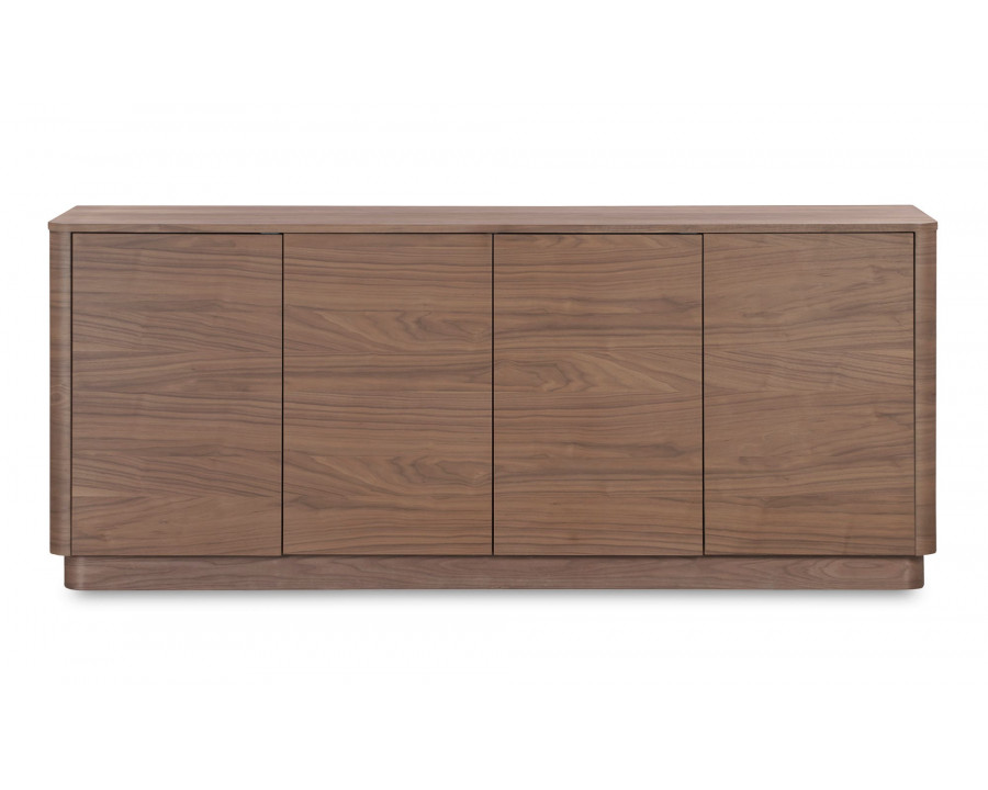 Moe's Round Off Scandinavian Sideboard - Walnut