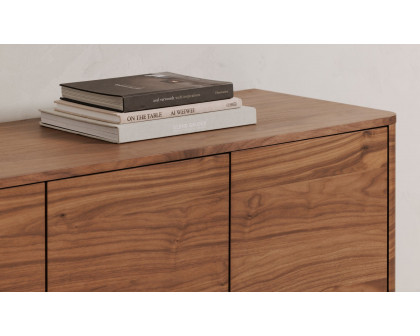 Moe's Round Off Scandinavian Sideboard - Walnut