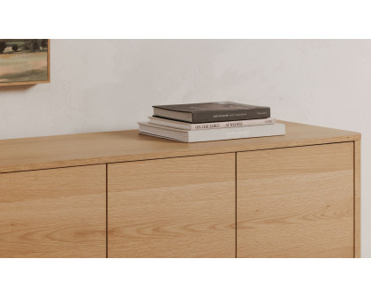 Moe's Round Off Scandinavian Sideboard - Oak