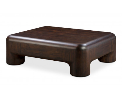 Moe's - Rowan Mid-Century Modern Coffee Table in Dark Brown