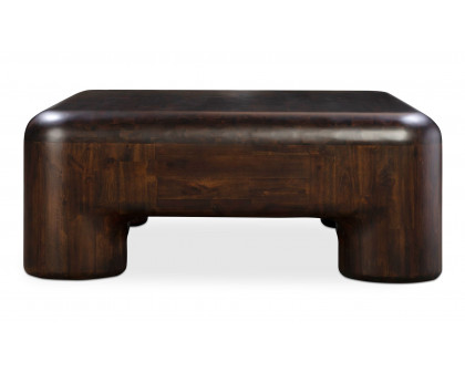 Moe's - Rowan Mid-Century Modern Coffee Table in Dark Brown