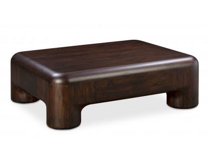 Moe's - Rowan Mid-Century Modern Coffee Table in Dark Brown