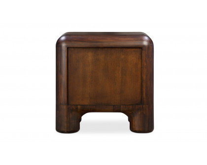 Moe's - Rowan Mid-Century Modern Nightstand in Dark Brown