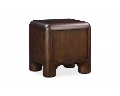 Moe's - Rowan Mid-Century Modern Nightstand in Dark Brown