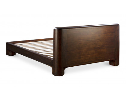 Moe's Rowan Mid-Century Modern Queen Size Bed - Dark Brown