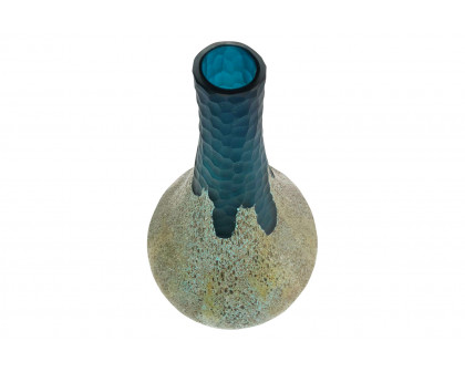 Moe's - Blossom Vase in Blue