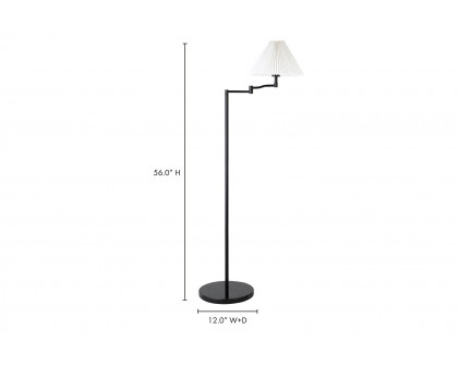 Moe's - Fora Floor Lamp in Black