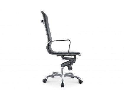 Moe's Studio Office Chair High Back - Black