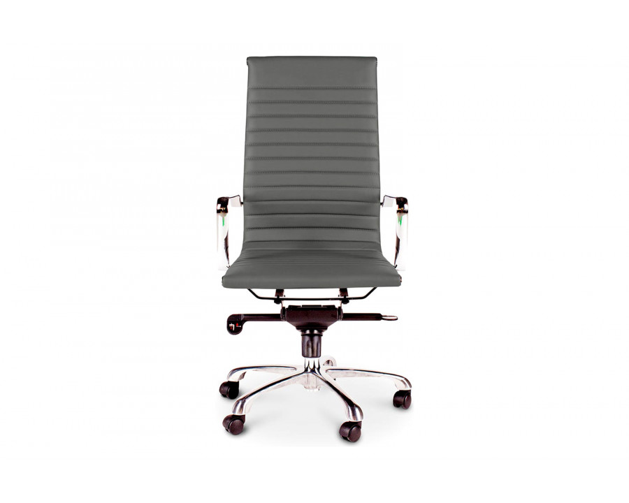 Moe's Studio Office Chair High Back - Gray