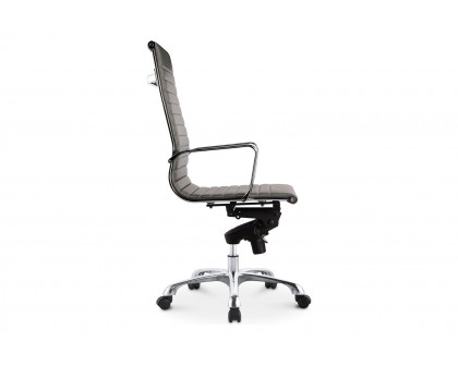 Moe's Studio Office Chair High Back - Gray