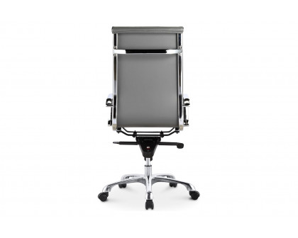 Moe's Studio Office Chair High Back - Gray