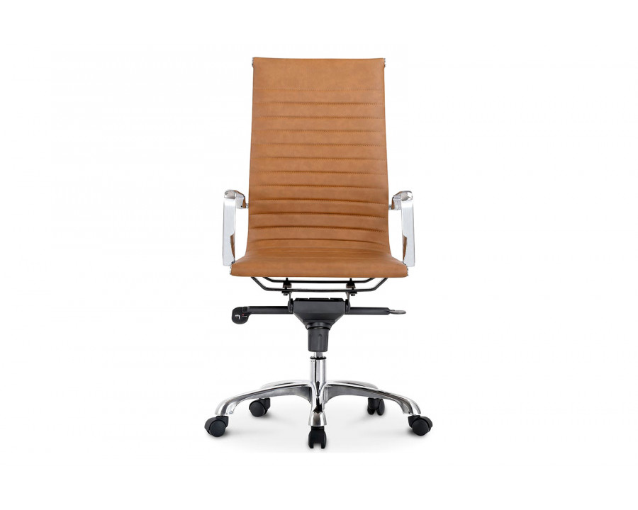 Moe's Studio Office Chair High Back - Tan