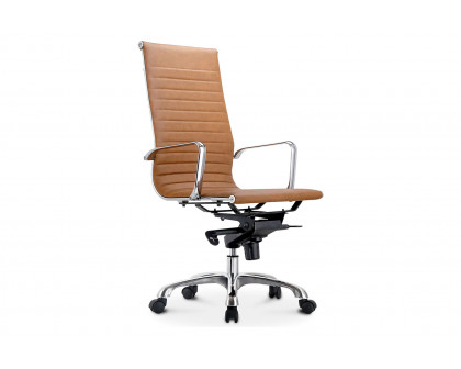 Moe's Studio Office Chair High Back - Tan