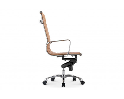 Moe's Studio Office Chair High Back - Tan