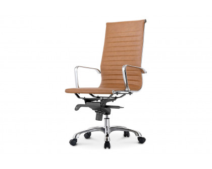 Moe's Studio Office Chair High Back - Tan