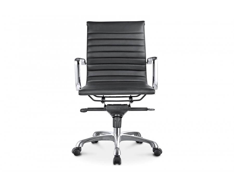 Moe's Studio Office Chair Low Back - Black