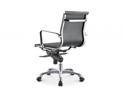 Moe's Studio Office Chair Low Back - Black