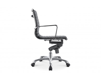 Moe's Studio Office Chair Low Back - Black