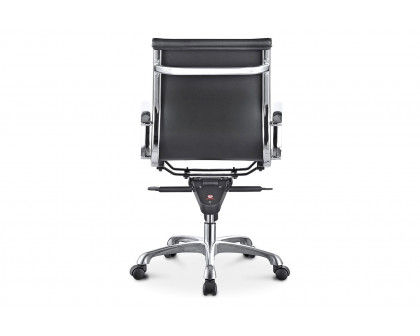 Moe's Studio Office Chair Low Back - Black