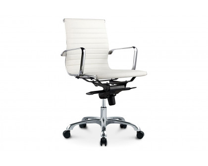 Moe's™ Studio Office Chair Low Back - White