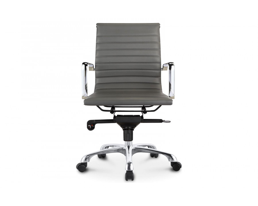 Moe's Studio Office Chair Low Back - Gray