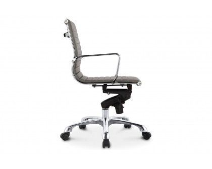 Moe's Studio Office Chair Low Back - Gray