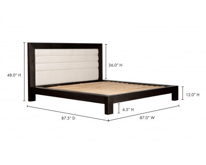 Moe's Ashcroft Bed - Beige, King