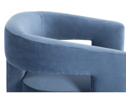 Moe's Elo Chair - Dusted Blue