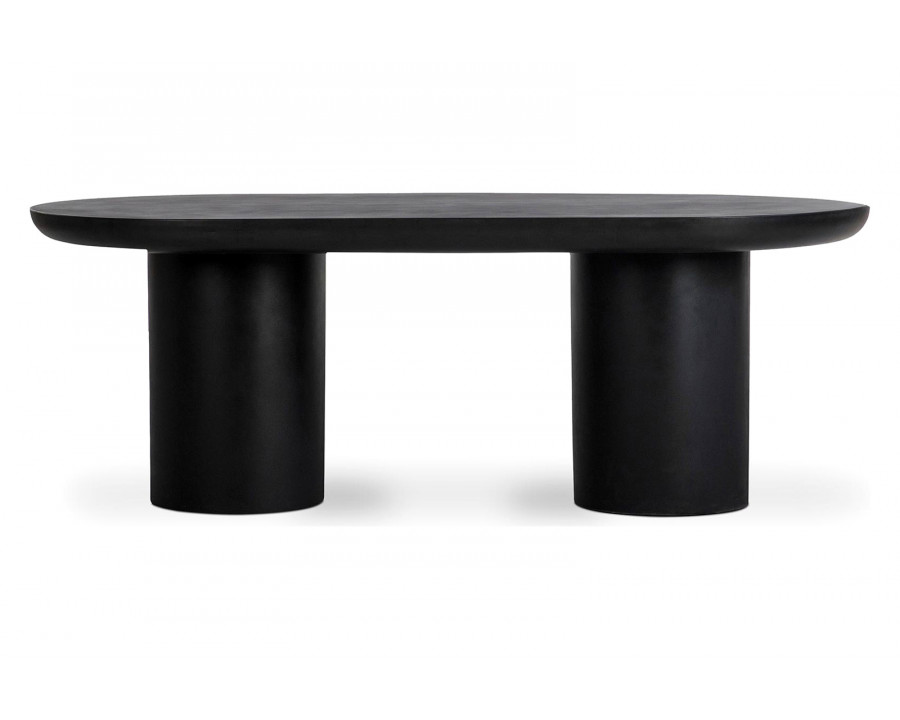 Moe's Rocca Oval Dining Table - Black