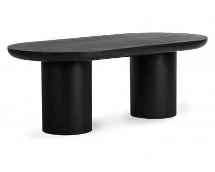 Moe's Rocca Oval Dining Table - Black