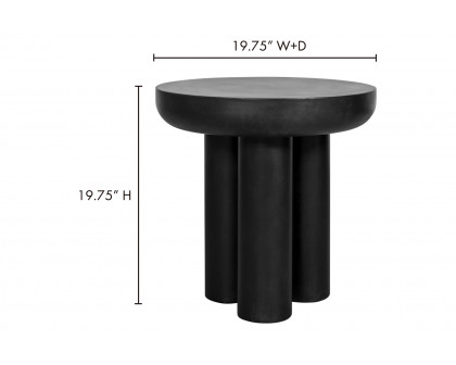 Moe's - Rocca Side Table in Black