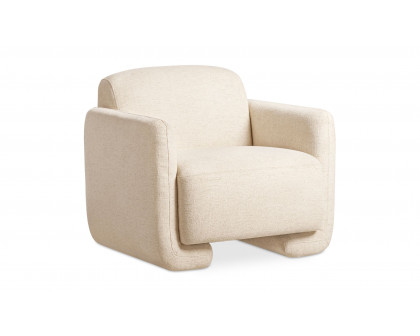 Moe's Fallon Contemporary Accent Chair - Flecked Ivory