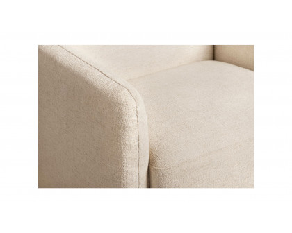 Moe's Fallon Contemporary Accent Chair - Flecked Ivory