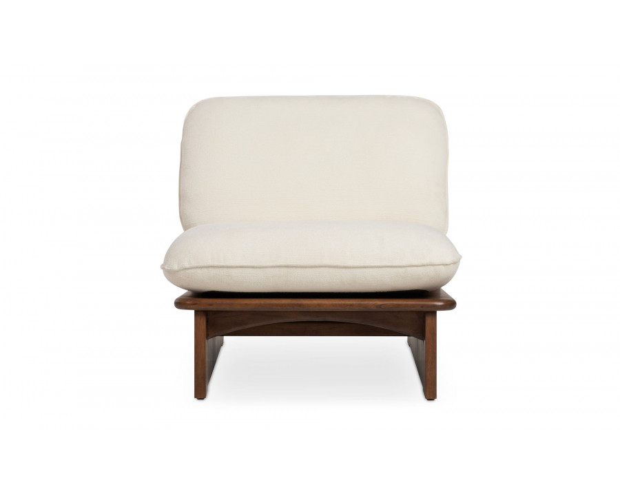 Moe's Edwin Contemporary Accent Chair - Cream