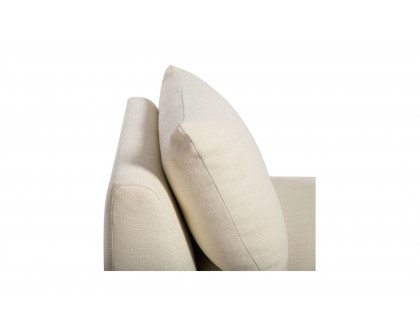 Moe's Estelle Contemporary Chaise - Cream