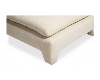 Moe's Estelle Contemporary Chaise - Cream