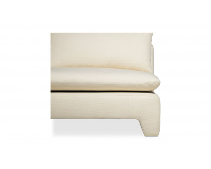 Moe's Estelle Contemporary Chaise - Cream