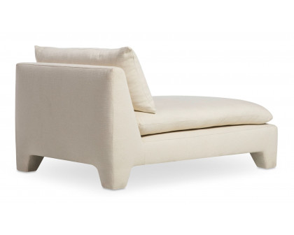 Moe's Estelle Contemporary Chaise - Cream