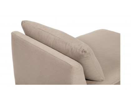 Moe's Estelle Contemporary Chaise - Flax