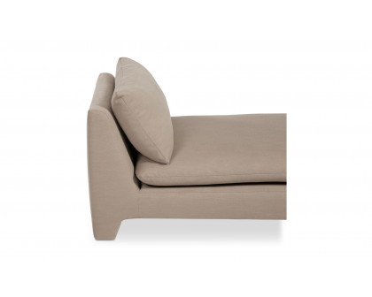 Moe's Estelle Contemporary Chaise - Flax