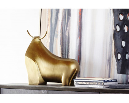 Moe's - Brahman Sculpture in Brass